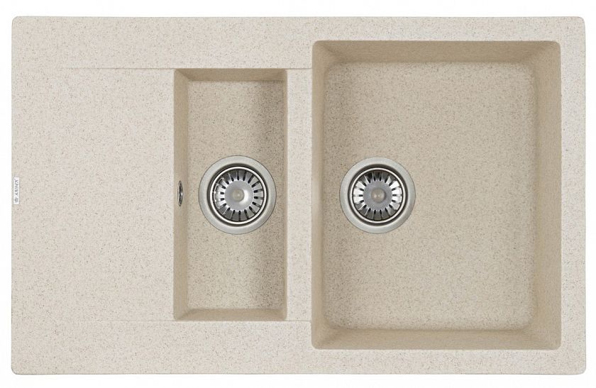 Мойка-Мраморная  (двойная) "KAISER"  5080 Beige  (цв.328)