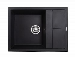 Мойка-Мраморная "KAISER"  5065 Black&Silver (цв.110)