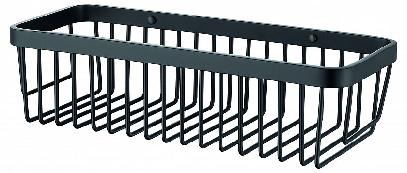 5042 Полка настенная прямоугольная KAISER 310*120*80 Black/латунь