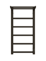 Полотенцесушитель ДВИН Fj plaza neo 80/40 Электрический К диммер квадрат Чёрный матовый